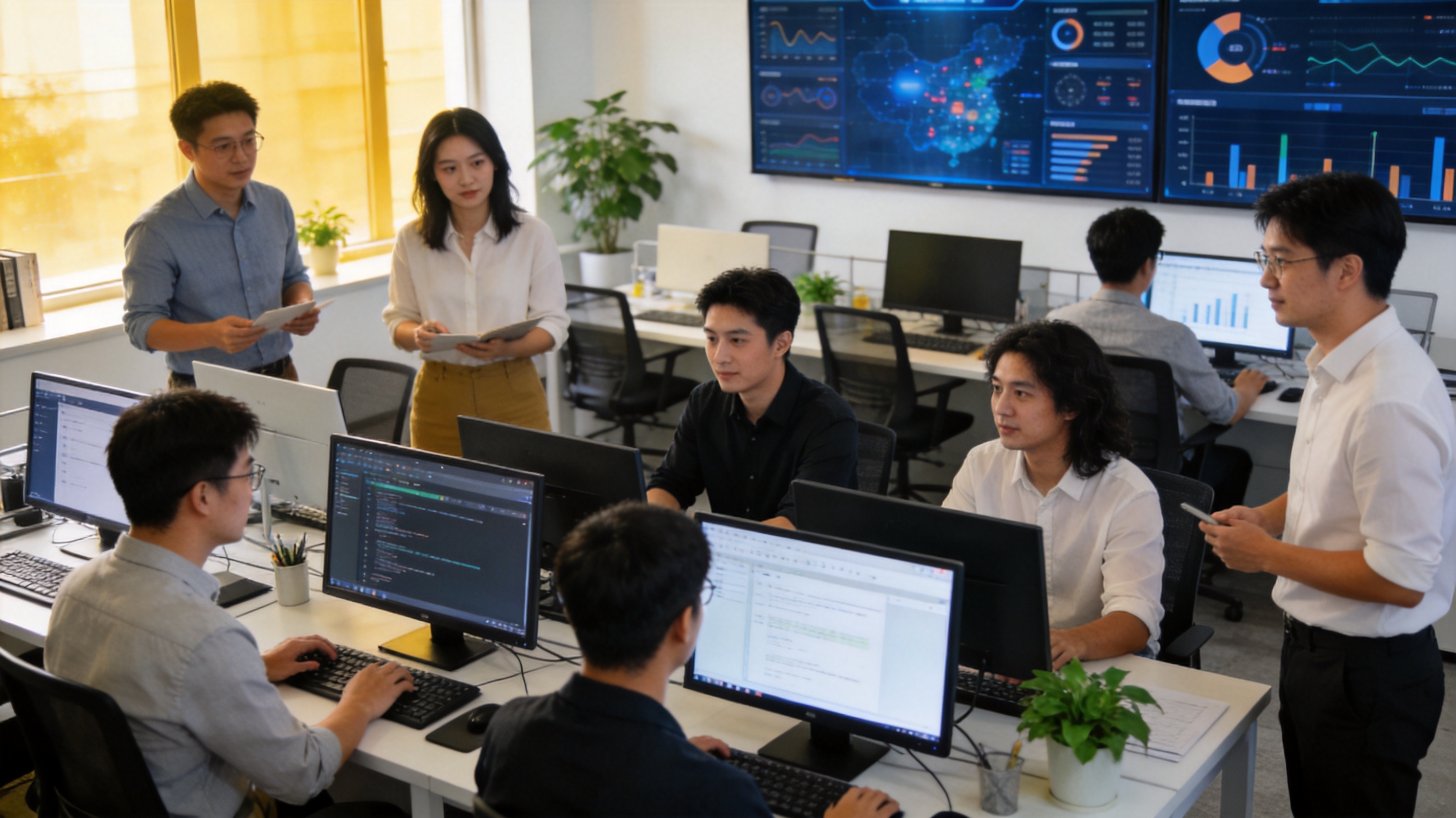 jiuyou九游团队与办公环境展示